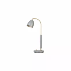 Belid Deluxe 4076 Grå/messing - Bordlampe