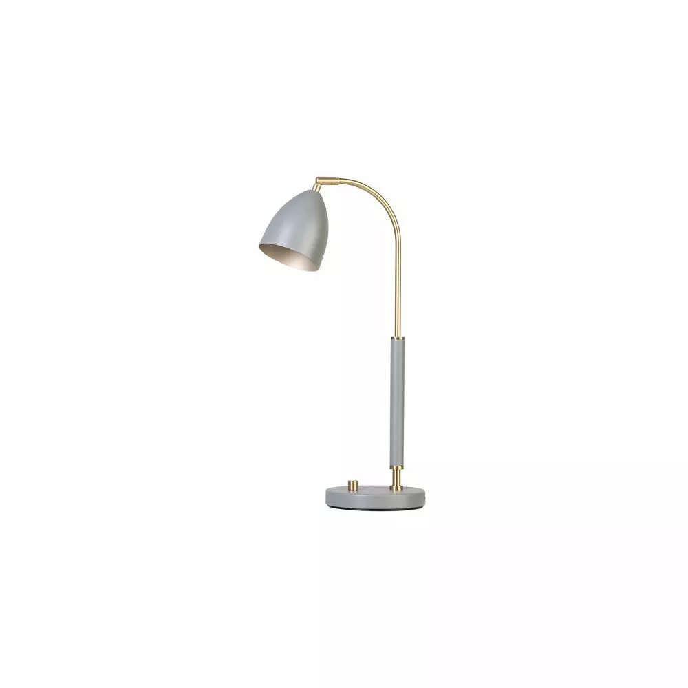 Belid Deluxe 4076 Grå/messing - Bordlampe 3 Belid Deluxe 4076 Grå/messing - Bordlampe