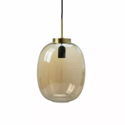 DybergLarsen Dyberg Larsen DL39 AMBER Pendent W/ Brass Suspension