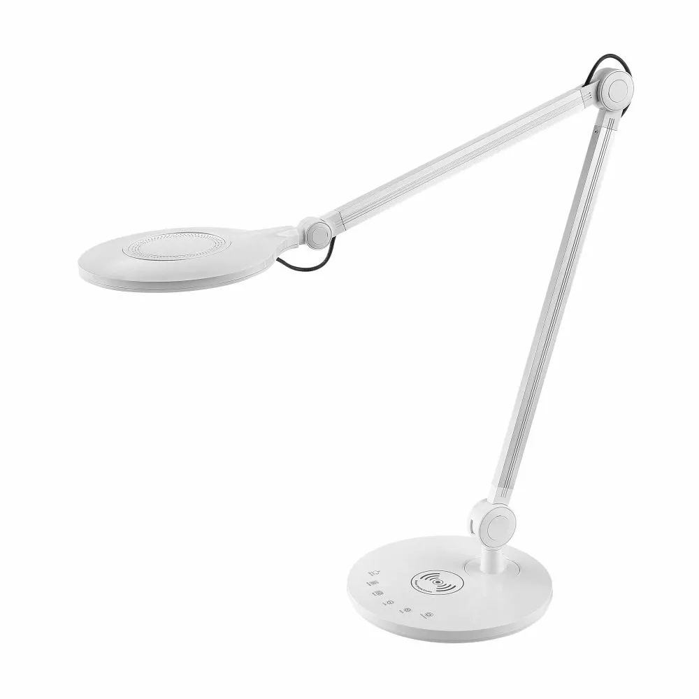 DybergLarsen Dyberg Larsen Office Bord Lampe Shiny Hvid - 7210 3 DybergLarsen Dyberg Larsen Office Bord Lampe Shiny Hvid - 7210