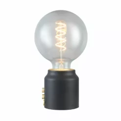 Halo Design BASE ONE Bordlampe Sort Metal - 718672