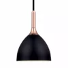 Halo Design BELLEVUE Pendel Ø24 Sort / Kobber - 741724 -Indendørs Belysning Salgsbutik halo design bellevue pendel 24 sort kobber 741724