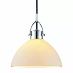 Halo Design DENVER Pendel Ø26 Opal Glas/krom - 717187