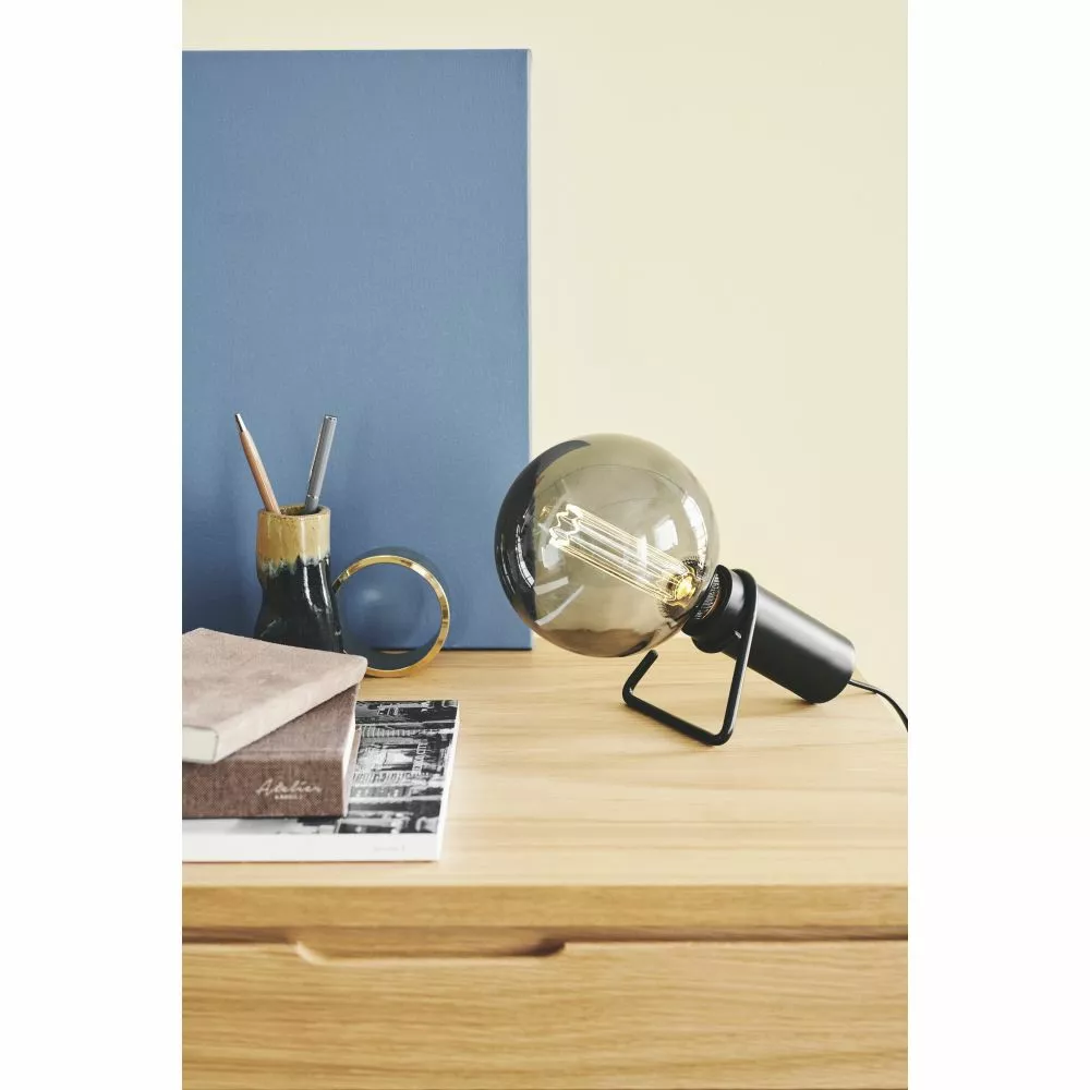 Halo Design HOOK Bord-/Væglampe E27, Sort 4 Halo Design HOOK Bord-/Væglampe E27, Sort - Billede 2