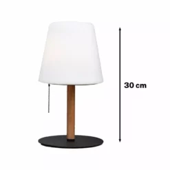 Halo Design NORTHERN Bord- / Havelampe Opal / Træ - 800704 -Indendørs Belysning Salgsbutik halo design northern bord havelampe opal trae 800704 1