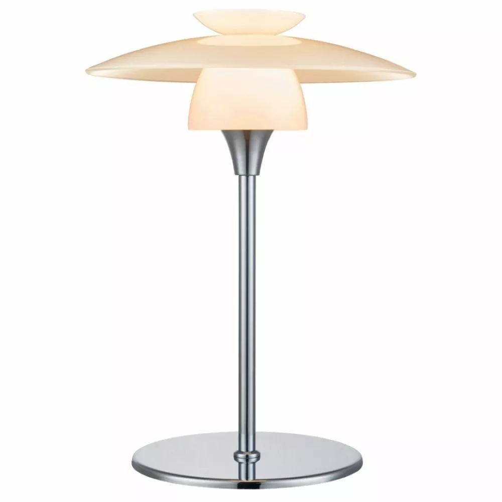 Halo Design SCANDINAVIA Bordlampe Ø20 Opal/krom - 733675 3 Halo Design SCANDINAVIA Bordlampe Ø20 Opal/krom - 733675