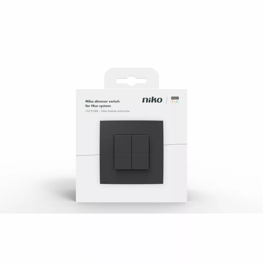 Niko Intense Hue Kontakt Dim Switch Til Philips Hue - Hvid 4 Niko Intense Hue Kontakt Dim Switch Til Philips Hue - Hvid - Billede 2