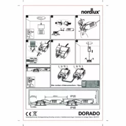 Nordlux Dorado 2700K 3-Kit Dim Indbygningsspot - Hvid 9 Nordlux Dorado 2700K 3-Kit Dim Indbygningsspot - Hvid -Indendørs Belysning Salgsbutik nordlux dorado 2700k 3 kit dim indbygningsspot hvid 3
