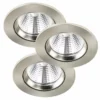Nordlux Fremont 3-Kit - Indbygningsspot - Børstet Nikkel 2 Nordlux Fremont 3-Kit - Indbygningsspot - Børstet Nikkel -Indendørs Belysning Salgsbutik nordlux fremont 3 kit indbygningsspot brstet nikkel