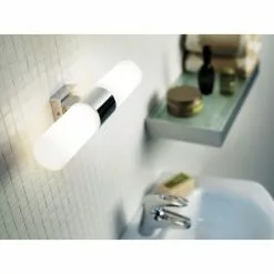 Nordlux Tangens Double - Badeværelse - Krom -Indendørs Belysning Salgsbutik nordlux tangens double badevaerelse krom 1
