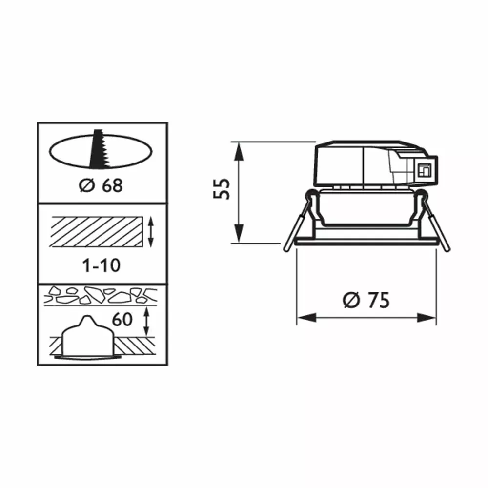 Philips Signify Philips ClearAccent RS060B LED5-36-/830 PSR II WH - 8718696072677 4 Philips Signify Philips ClearAccent RS060B LED5-36-/830 PSR II WH - 8718696072677 - Billede 2