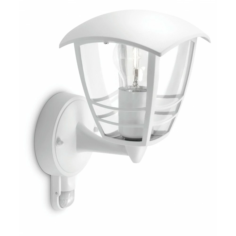 Philips Signify Philips Creek Væglampe, Hvid 1x60w 28,5cm. 3 Philips Signify Philips Creek Væglampe, Hvid 1x60w 28,5cm.
