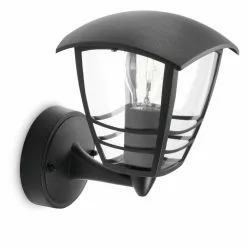 Philips Signify Philips Creek Væglampe, Sort 1x60w 24cm.