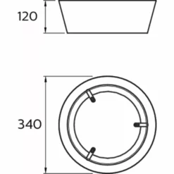 Philips Signify Philips DAWN Funktionel LED Loftlampe I Sort Metal/plastik - CL258 EC RD 14W 30K B HV 06 10 Philips Signify Philips DAWN Funktionel LED Loftlampe I Sort Metal/plastik - CL258 EC RD 14W 30K B HV 06 -Indendørs Belysning Salgsbutik philips dawn funktionel led loftslampe i sort metalplastik cl258 ec rd 14w 30k b hv 06 3