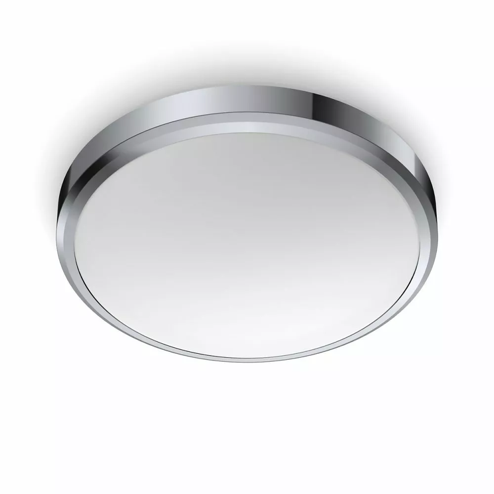 Philips Signify Philips DORIS Funktionel LED Loftlampe I Krom Metal/plastik - CL257 EC RD 17W 27K C HV IP44 06 3 Philips Signify Philips DORIS Funktionel LED Loftlampe I Krom Metal/plastik - CL257 EC RD 17W 27K C HV IP44 06