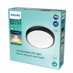 Philips Signify Philips DORIS Funktionel LED Loftlampe I Sort Metal/plastik - CL257 EC RD 17W 27K B HV IP44 06 8 Philips Signify Philips DORIS Funktionel LED Loftlampe I Sort Metal/plastik - CL257 EC RD 17W 27K B HV IP44 06 -Indendørs Belysning Salgsbutik philips doris funktionel led loftslampe i sort metalplastik cl257 ec rd 17w 27k b hv ip44 06 2