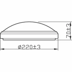 Alternative view of Philips Signify Philips Doris LED Udendørsloftslampe I Sort - 6W 27K IP54 HV