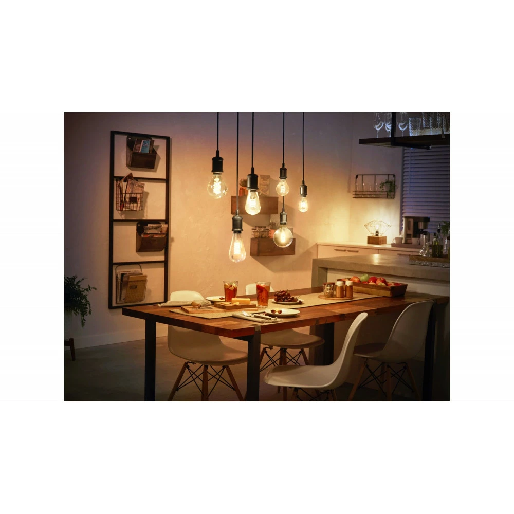Philips Hue 1 Stk. ST72 E27 Filament Edison - Bluetooth - 8719514279179 5 Philips Hue 1 Stk. ST72 E27 Filament Edison - Bluetooth - 8719514279179 - Billede 3