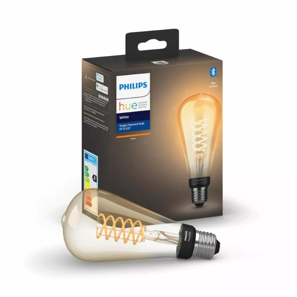 Philips Hue 1 Stk. ST72 E27 Filament Edison - Bluetooth - 8719514279179 9 Philips Hue 1 Stk. ST72 E27 Filament Edison - Bluetooth - 8719514279179 - Billede 7