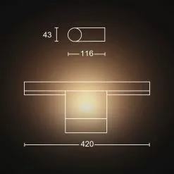 Alternative view of Philips Hue Adore Væglampe Til Badeværelset - 8718696170823