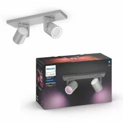 Philips Hue Argenta Plate/spiral Aluminium 2x5.7W 230V