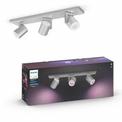 Alternative view of Philips Hue Argenta Plate/spiral Aluminium 3x5.7W 230V