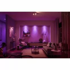 Alternative view of Philips Hue Argenta Plate/spiral Aluminium 4x5.7W 230V