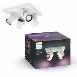 Philips Hue Argenta Plate/spiral Hvid 4x5.7W 230V