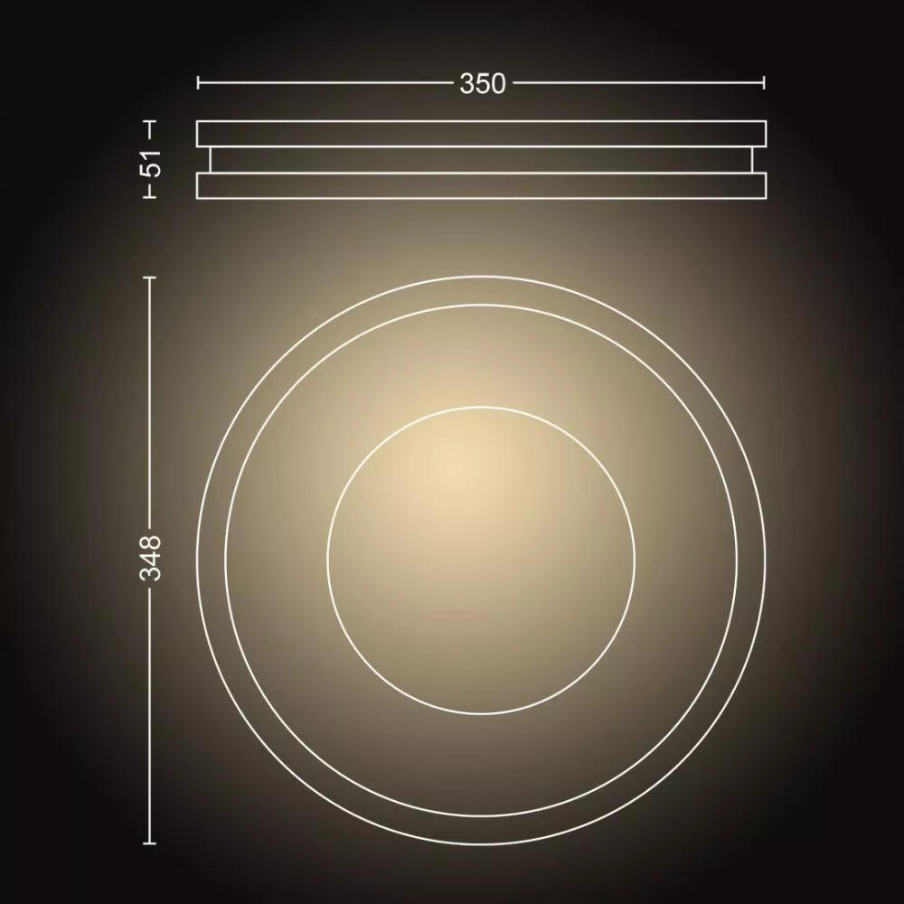 Philips Hue Being Hue Loftslampe Hvid - 929003055001 11 Philips Hue Being Hue Loftslampe Hvid - 929003055001 - Billede 9