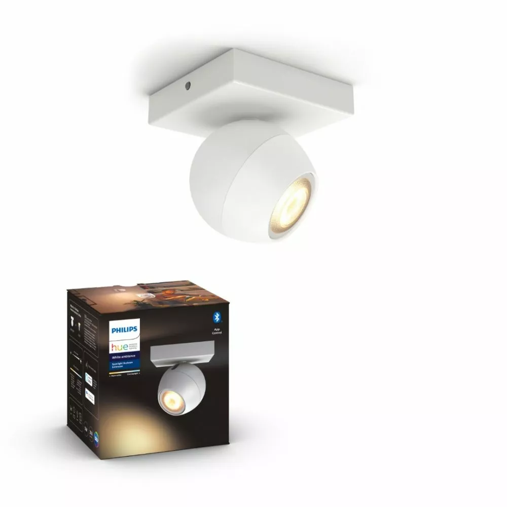 Philips Hue Buckram Hue Ext. Single Spot Hvid 1x5W - 929003048401 3 Philips Hue Buckram Hue Ext. Single Spot Hvid 1x5W - 929003048401