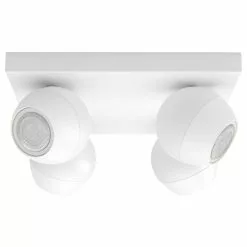Alternative view of Philips Hue Buckram Hue Plate/spiral White 4x5W 230V White Ambience
