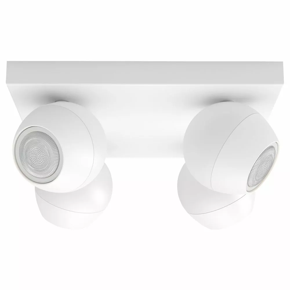 Philips Hue Buckram Hue Plate/spiral White 4x5W 230V White Ambience 4 Philips Hue Buckram Hue Plate/spiral White 4x5W 230V White Ambience - Billede 2