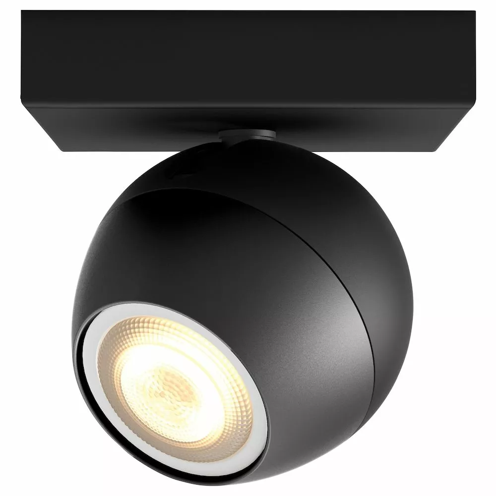 Philips Hue Buckram Hue Single Spot Black 1x5W 230V White Ambience 4 Philips Hue Buckram Hue Single Spot Black 1x5W 230V White Ambience - Billede 2