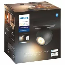 Philips Hue Buckram Hue Single Spot Black 1x5W 230V White Ambience 9 Philips Hue Buckram Hue Single Spot Black 1x5W 230V White Ambience -Indendørs Belysning Salgsbutik philips hue buckram hue single spot black 1x5w 230v white ambience 3