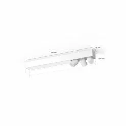 Philips Hue Centris-loftslampe Med 3 Spots - Bluetooth - 8718696176016