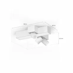 Philips Hue Centris-loftslampe Med 3 Spots - Bluetooth - 8718696176030