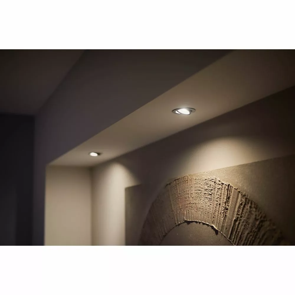 Philips Hue Centura Hue Recessed R. Aluminium 1x5.7W - 929003047401 16 Philips Hue Centura Hue Recessed R. Aluminium 1x5.7W - 929003047401 - Billede 14