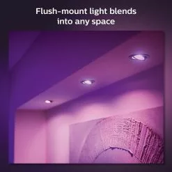 Alternative view of Philips Hue Centura Hue Recessed R. Aluminium 3x5.7W - 929003045301