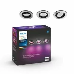 Philips Hue Centura Hue Recessed R. Aluminium 3x5.7W - 929003045301 -Indendørs Belysning Salgsbutik philips hue centura hue recessed r aluminium 3x57w 929003045301 14