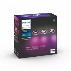 Philips Hue Centura Hue Recessed R. Aluminium 3x5.7W - 929003045301 -Indendørs Belysning Salgsbutik philips hue centura hue recessed r aluminium 3x57w 929003045301 16
