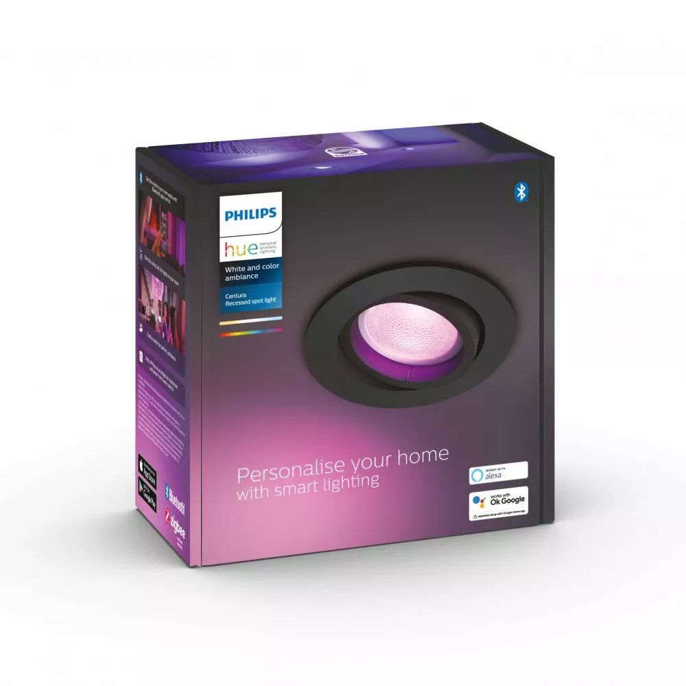 Philips Hue Centura Hue Recessed R. Sort 1x5.7W - 929003045401 19 Philips Hue Centura Hue Recessed R. Sort 1x5.7W - 929003045401 - Billede 17