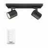Philips Hue Connected Runner 2-Spot Sort 2 Philips Hue Connected Runner 2-Spot Sort -Indendørs Belysning Salgsbutik philips hue connected runner 2 spot sort