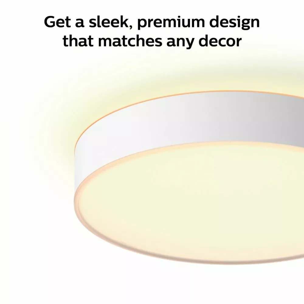 Philips Hue Devere M Loftslampe Hvid - 915005997601 4 Philips Hue Devere M Loftslampe Hvid - 915005997601 - Billede 2