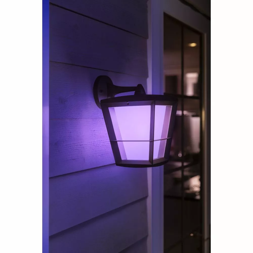 Philips Hue Outdoor Econic Ned Væglampe 3 Philips Hue Outdoor Econic Ned Væglampe