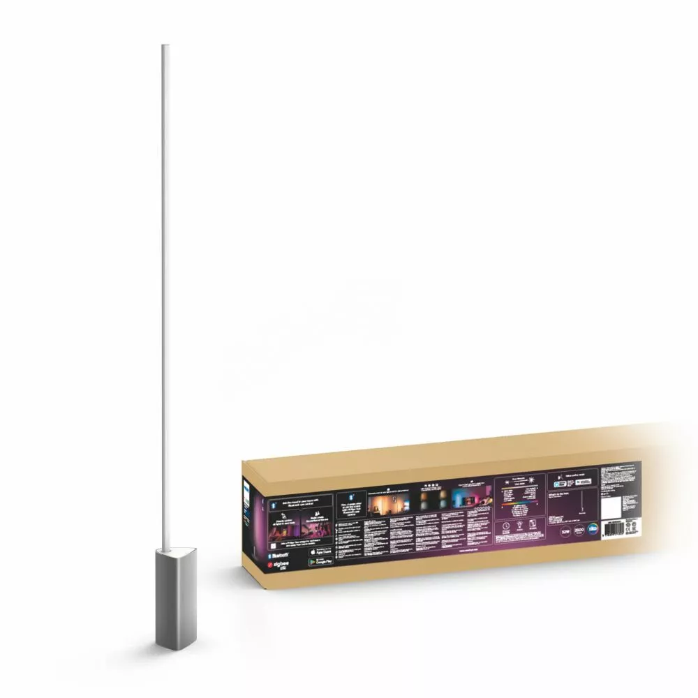 Philips Hue Signe Hue Gulv Lampe Aluminium 1x32W 24V 3 Philips Hue Signe Hue Gulv Lampe Aluminium 1x32W 24V