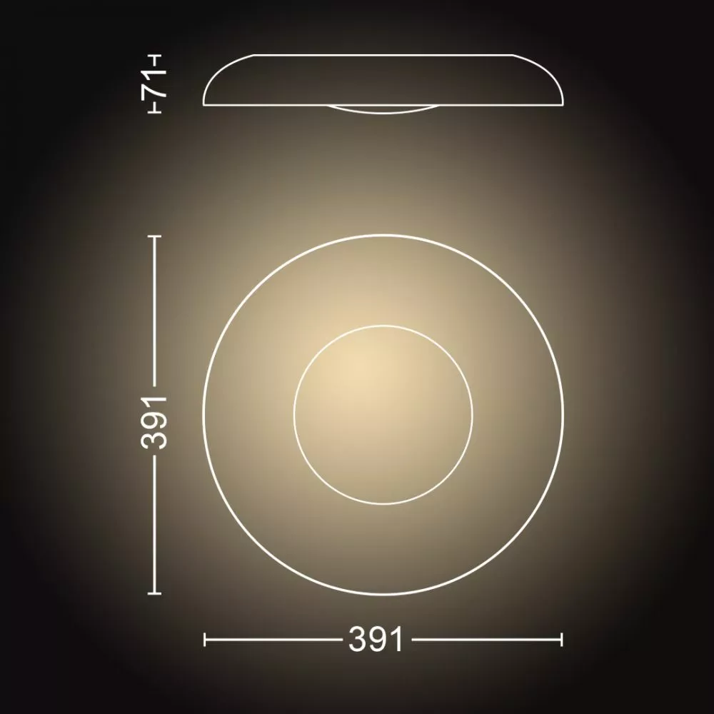 Philips Hue Still Hue Loftslampe Hvid - 929003055301 11 Philips Hue Still Hue Loftslampe Hvid - 929003055301 - Billede 9