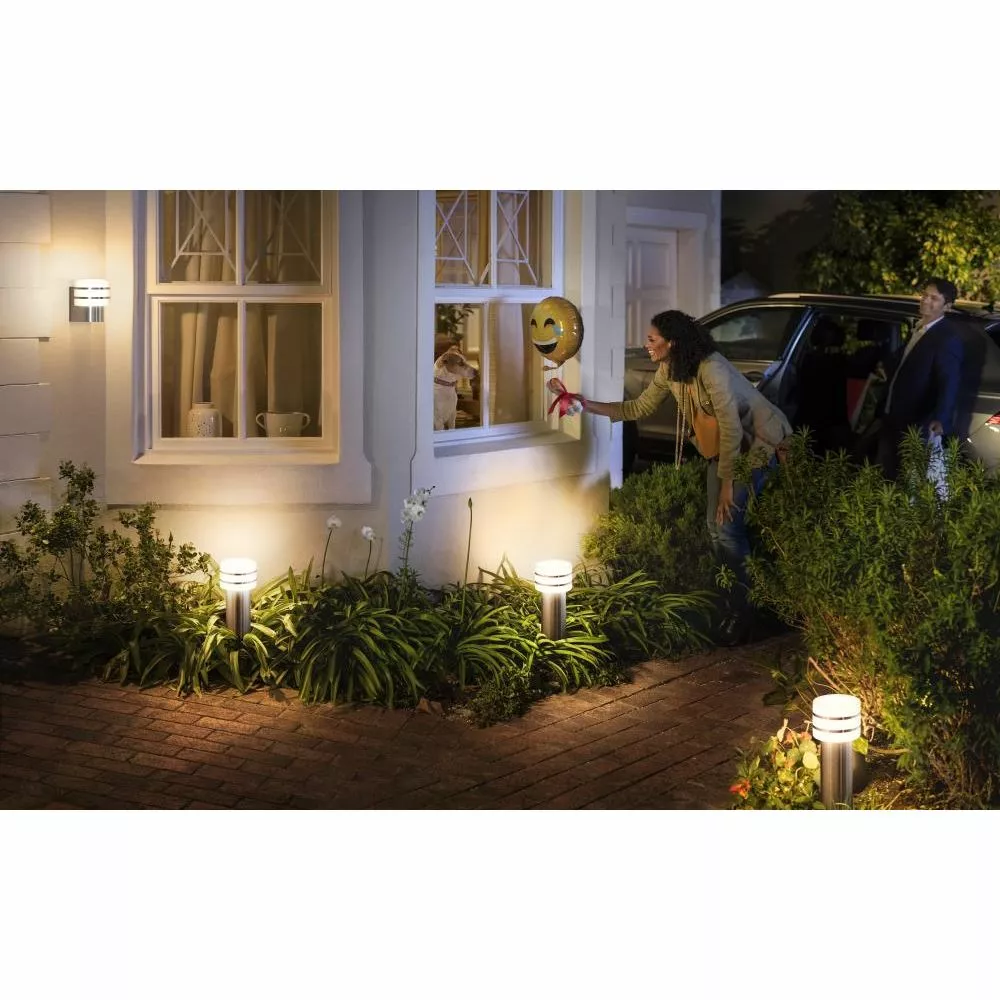 Philips Hue Tuar Bedlampe Høj Inox 1x9.5W 230V 8 Philips Hue Tuar Bedlampe Høj Inox 1x9.5W 230V - Billede 7