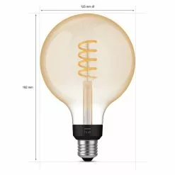 Philips Hue White Ambience 7W Fil G125 R E27 - 929002478101 12 Philips Hue White Ambience 7W Fil G125 R E27 - 929002478101 -Indendørs Belysning Salgsbutik philips hue white ambience 7w fil g125 r e27 929002478101 4