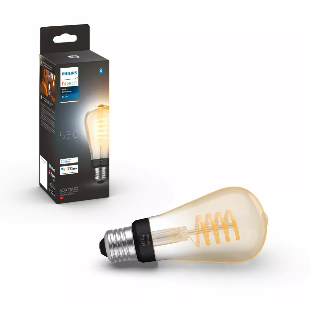 Philips Hue White Ambience 7W Fil ST64 R E27 - 929002477701 6 Philips Hue White Ambience 7W Fil ST64 R E27 - 929002477701 - Billede 4