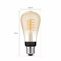 Philips Hue White Ambience 7W Fil ST64 R E27 - 929002477701 12 Philips Hue White Ambience 7W Fil ST64 R E27 - 929002477701 -Indendørs Belysning Salgsbutik philips hue white ambience 7w fil st64 r e27 929002477701 4